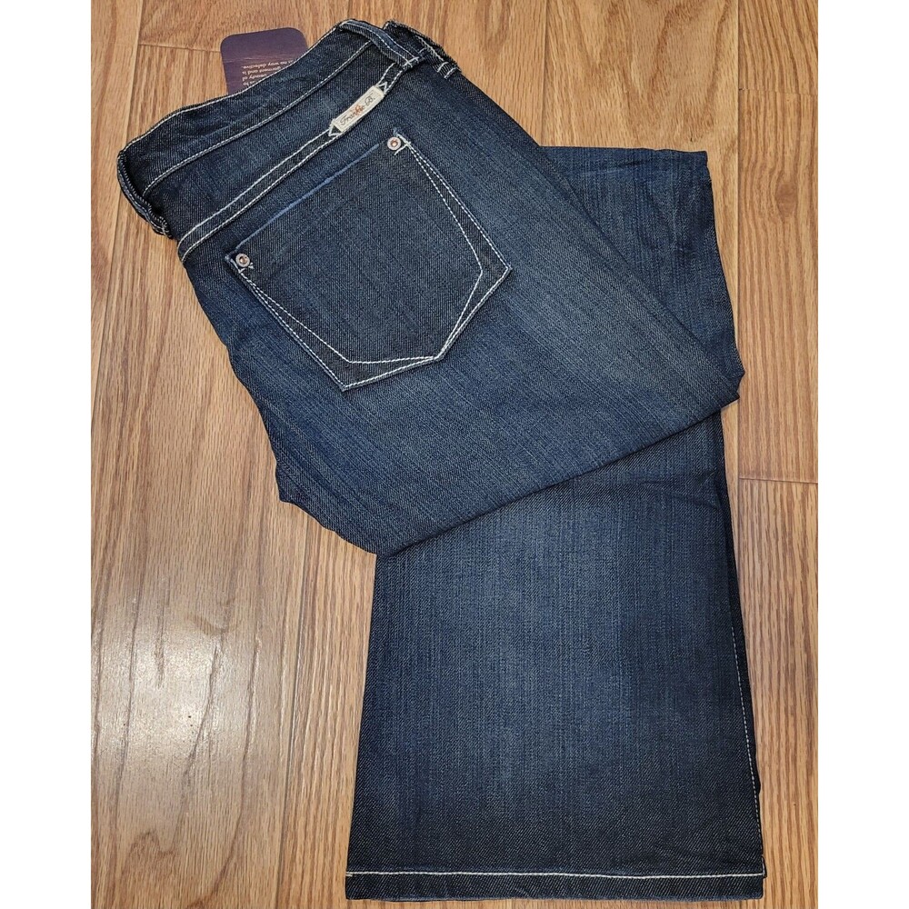 Vintage Y2K Low Rise Frankie B Jeans Flare Distressed Bootcut Denim W 29 36" 10